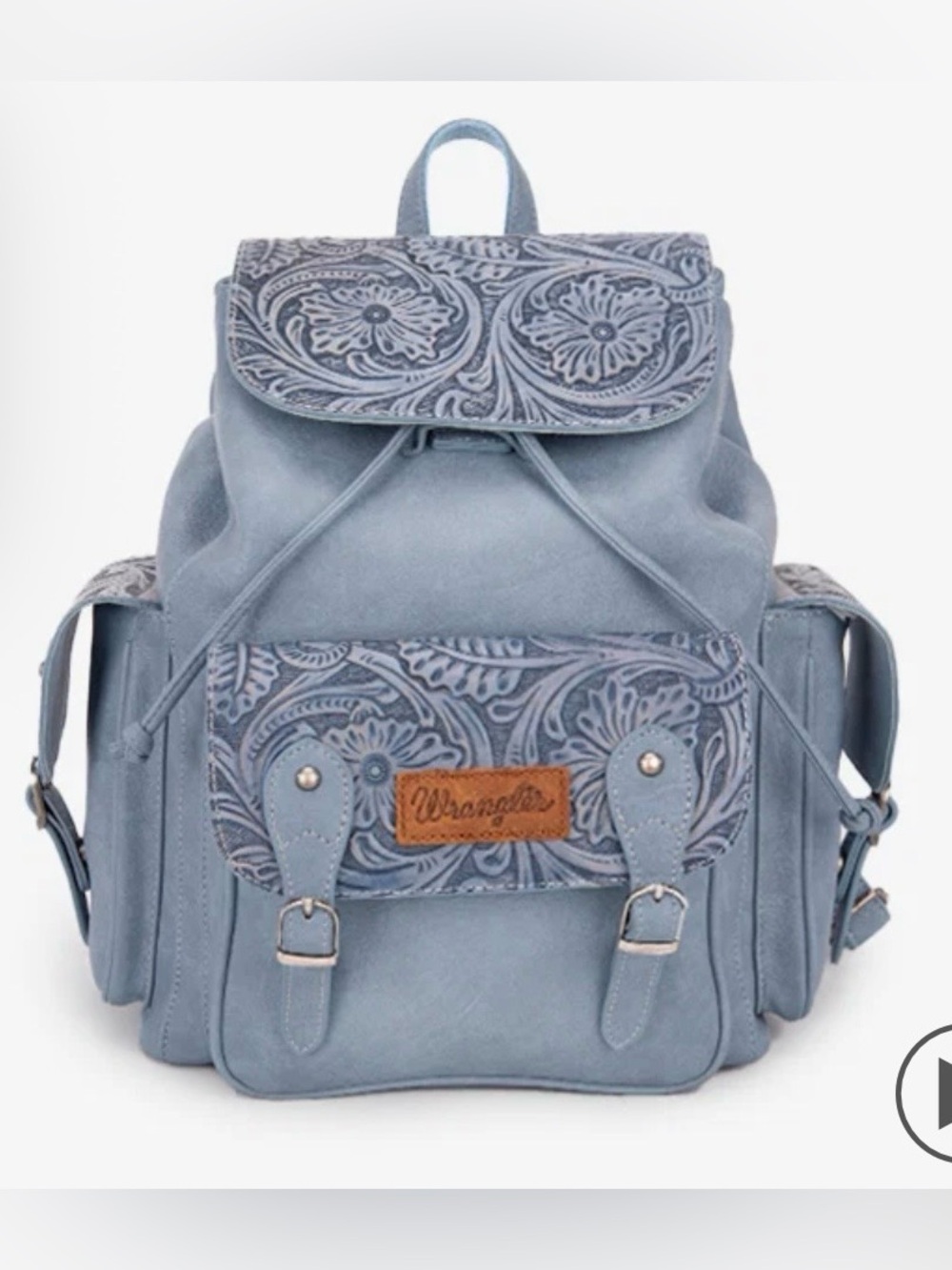 Wrangler Floral Tooled Concealed Carry Backpack